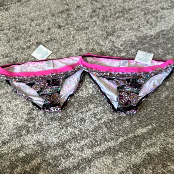 Venus bikini bottoms paisley size 6 - 2pair new with tags - Picture 1 of 4